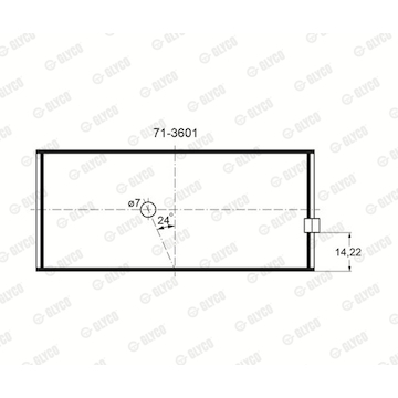 Ložisko GLYCO 71-3601