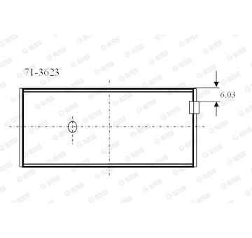 Ložisko GLYCO 71-3623