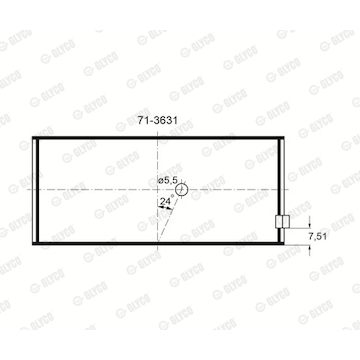 Ložisko GLYCO 71-3631
