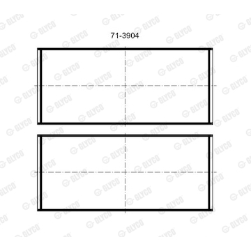 Ložisko GLYCO 71-3904