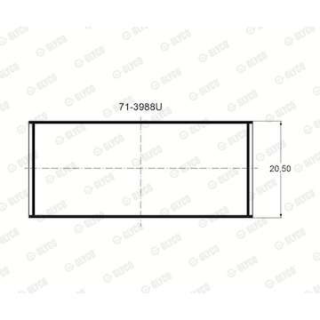 Ložisko GLYCO 71-3988U