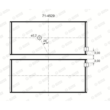 Ložisko GLYCO 71-4529