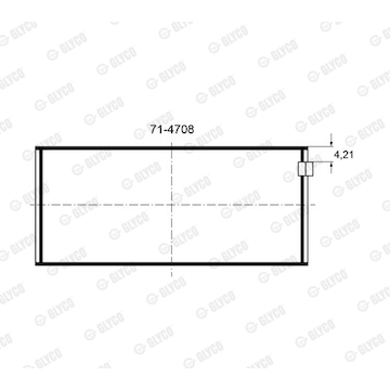 Ložisko GLYCO 71-4708