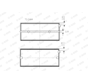 Ložisko GLYCO 72-2444
