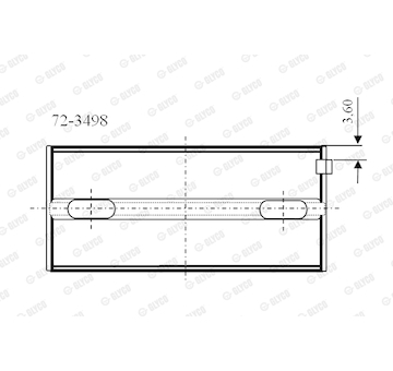 Ložisko GLYCO 72-3498