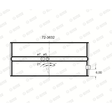 Ložisko GLYCO 72-3632