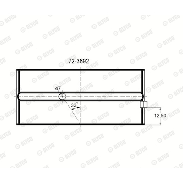 Ložisko GLYCO 72-3692