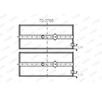 Ložisko GLYCO 72-3795