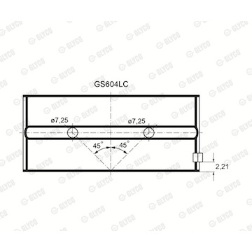 Ložisko GLYCO GS604LC