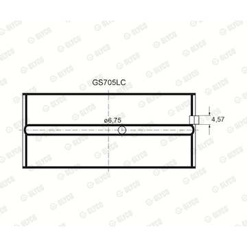 Ložisko GLYCO GS705LC