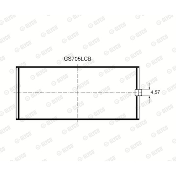 Ložisko GLYCO GS705LCB