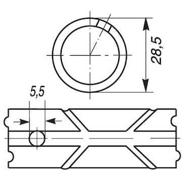 Ložiskové pouzdro, ojnice MAHLE ORIGINAL 001 BB 18799 300