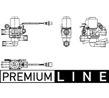 Magnetický ventil, klimatizace MAHLE ORIGINAL AVS 1 000P