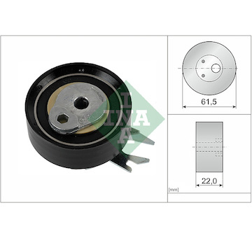 Napínací kladka, ozubený řemen INA 531 0252 30