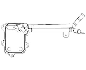 Olejový chladič, motorový olej MAHLE ORIGINAL CLC 188 000S