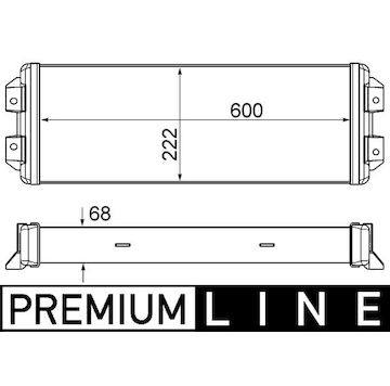 Olejový chladič, motorový olej MAHLE ORIGINAL CLC 209 000P