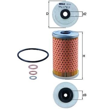 Olejový filtr MAHLE ORIGINAL OX 34D