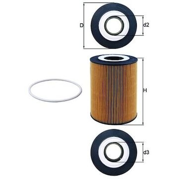 Olejový filtr MAHLE ORIGINAL OX 359D