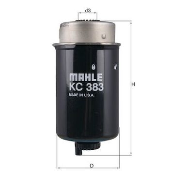 Palivový filtr MAHLE ORIGINAL KC 383