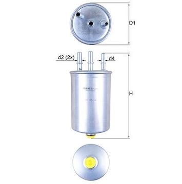 Palivový filtr MAHLE ORIGINAL KL 511