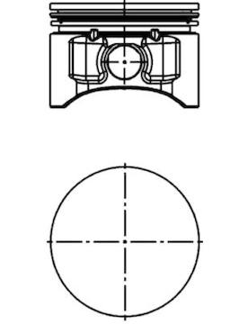 Píst KOLBENSCHMIDT 40072600