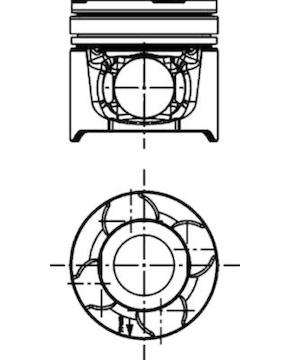 Píst KOLBENSCHMIDT 40217600