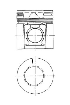 Píst KOLBENSCHMIDT 40234620