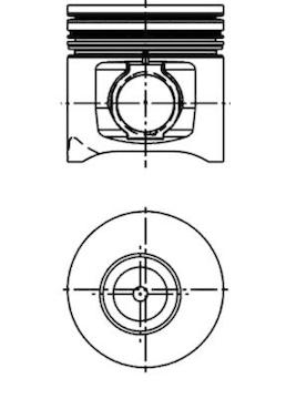 Píst KOLBENSCHMIDT 40274600