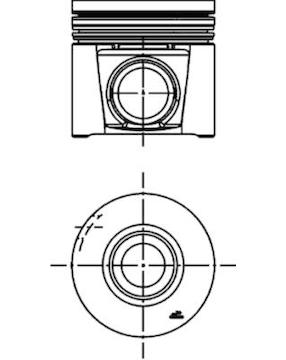 Píst KOLBENSCHMIDT 40285620