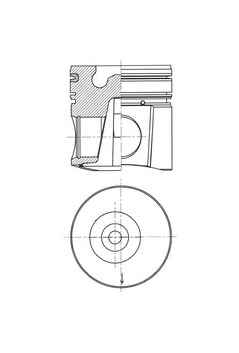 Píst KOLBENSCHMIDT 40322600