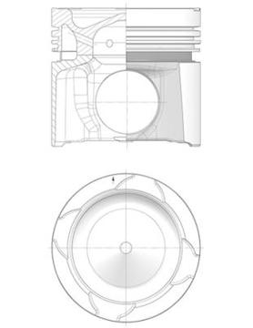 Píst KOLBENSCHMIDT 40369600