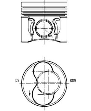 Píst KOLBENSCHMIDT 40422620