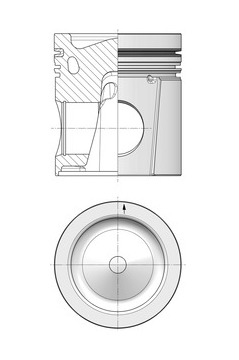 Píst KOLBENSCHMIDT 40479600