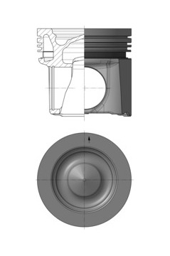 Píst KOLBENSCHMIDT 40627600