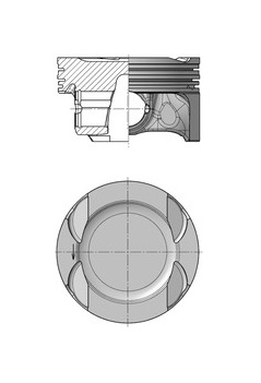 Píst KOLBENSCHMIDT 40631600