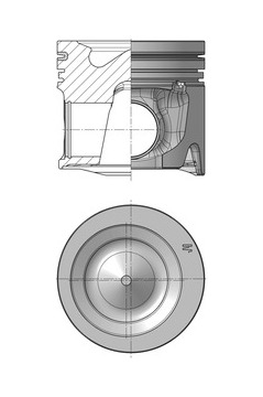 Píst KOLBENSCHMIDT 40752630