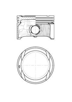Píst KOLBENSCHMIDT 40839620