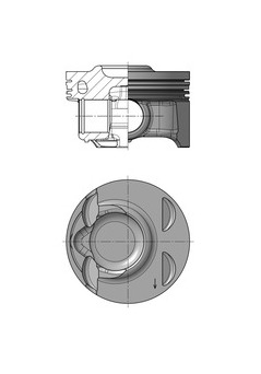 Píst KOLBENSCHMIDT 41001600