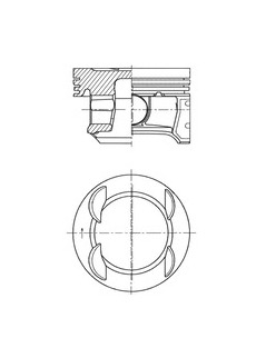 Píst KOLBENSCHMIDT 41007610