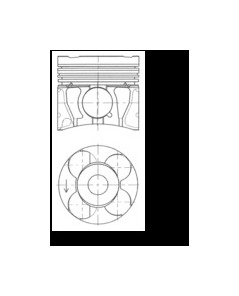 Píst KOLBENSCHMIDT 41071600