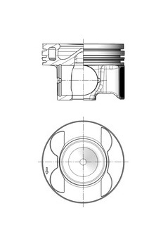 Píst KOLBENSCHMIDT 41079600