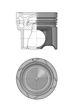 Píst KOLBENSCHMIDT 41178600