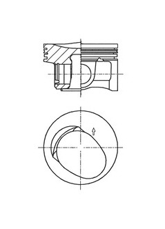 Píst KOLBENSCHMIDT 41257600