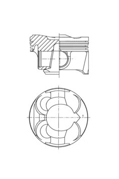 Píst KOLBENSCHMIDT 41267600