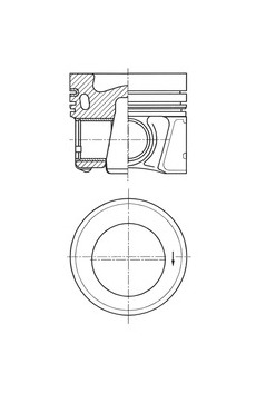 Píst KOLBENSCHMIDT 41270600