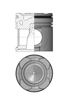 Píst KOLBENSCHMIDT 41273600