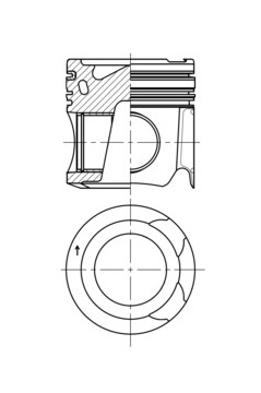 Píst KOLBENSCHMIDT 41276600