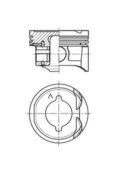Píst KOLBENSCHMIDT 41284600