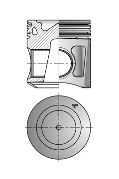 Píst KOLBENSCHMIDT 41478600