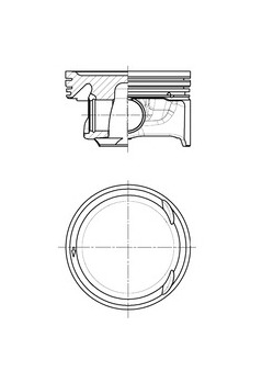 Píst KOLBENSCHMIDT 41487620
